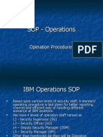 SOP - Operations L2 To L5