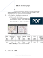 Etude Hydrologique