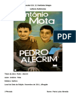 Pedro Alecrim: um menino supera problemas com amigos