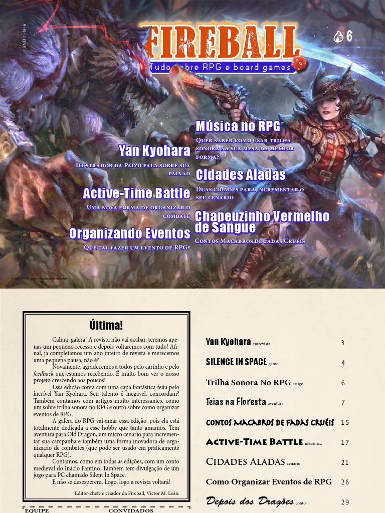 Fireball 06 | PDF | Jogos de RPG | Aranha