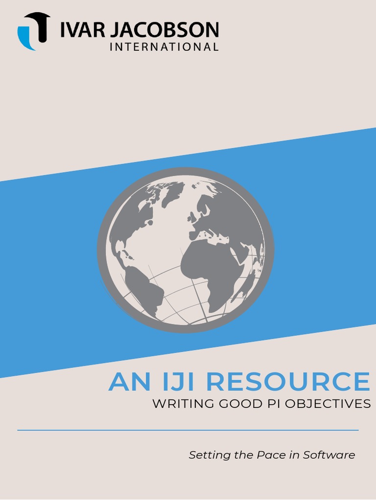 Writing Good PI Objectives | PDF | Scrum (Software Development) | Agile
