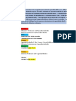 Capacidad y eficiencia planta panecillos