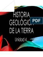 Unidad 4 La Historia Geológica de La Tierra
