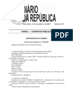 Parte L Contratos Públicos: Terça-Feira, 9 de Novembro de 2021 Número 217