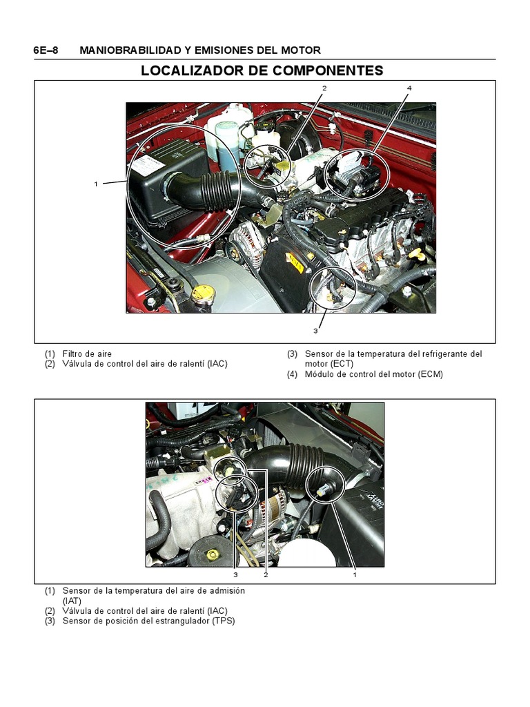 D'max 2.4 Motor C24se Emisiones | PDF | Inyección de combustible ...