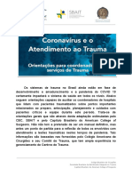 Orientações para coordenadores de serviços de trauma no Brasil