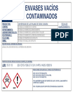 Etiquetas-Envases Vacios Contaminados