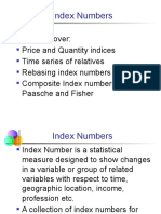 Index Numbers-Day and Evening