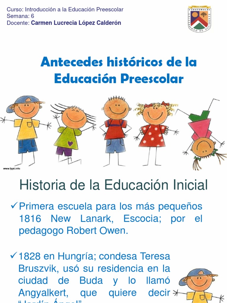 Historia de la Educación Inicial | PDF | Educación de la primera infancia