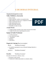 Paquete Integral de Bodas - Novias 2023