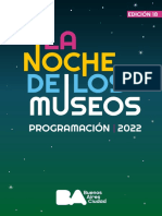 Programacion Noche de Los Museos 2022