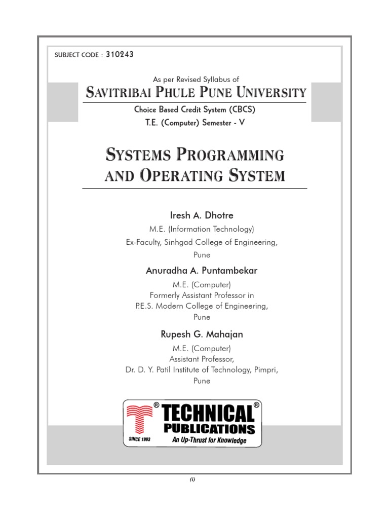 System Programing and Operating System | PDF | Operating System ...