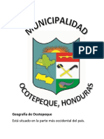 Geografía e historia de Ocotepeque, Honduras