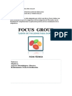 Focus Group Jabones de Tocador 070216