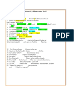 Possessivartikel Nominativ, Akkusativ Und Dativ