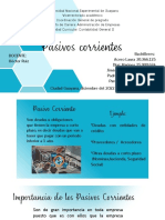 Pasivos Corrientes (GRUPO #3)