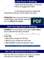 How You Use Excel in Investment Banking
