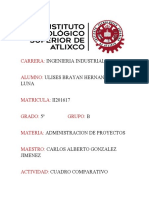 Cuadro Comparativo - Control Estadistico - Ulises Brayan Hernadez Luna