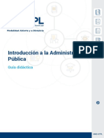 Guía Didáctica Introduccion A La Administracion Publica
