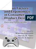 ISBN: 978-1-4200-4624-3: Human Factors and Ergonomics in Consumer Product Design