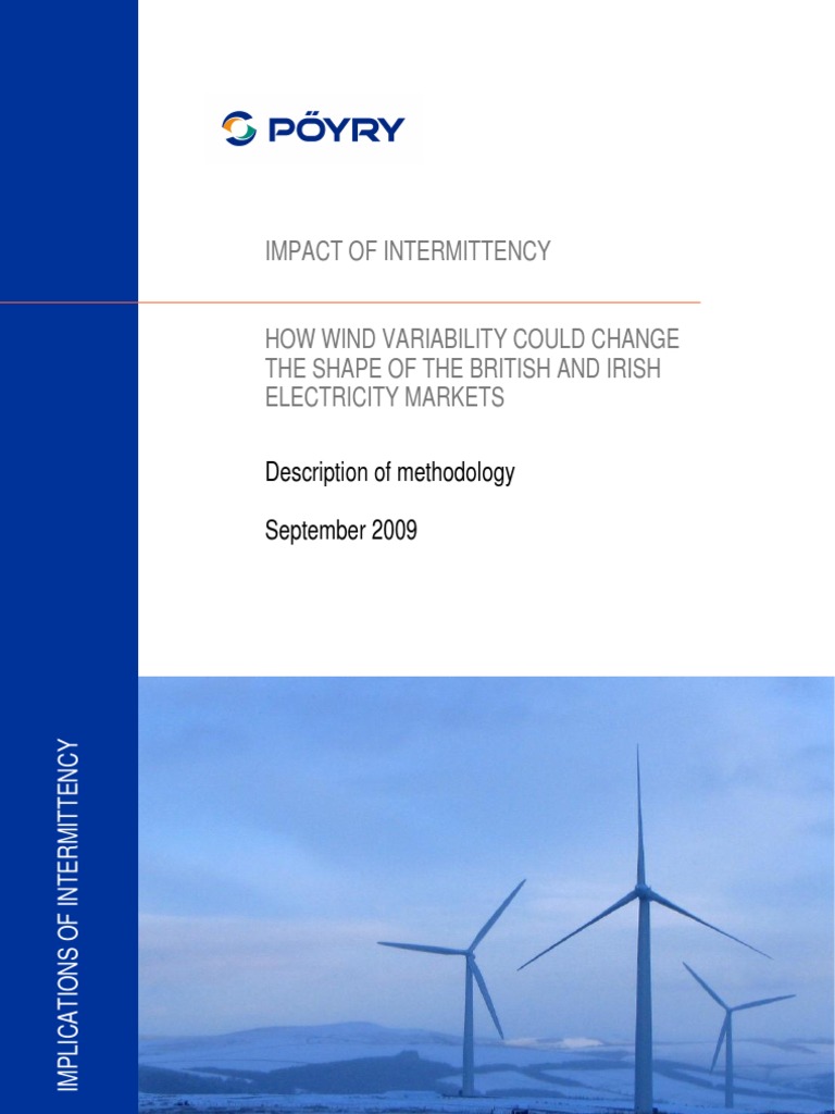 Impact of Intermittency: Description of Methodology September 2009 ...
