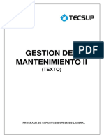 Curso-Tecsup Gestion Del Mantenimiento II