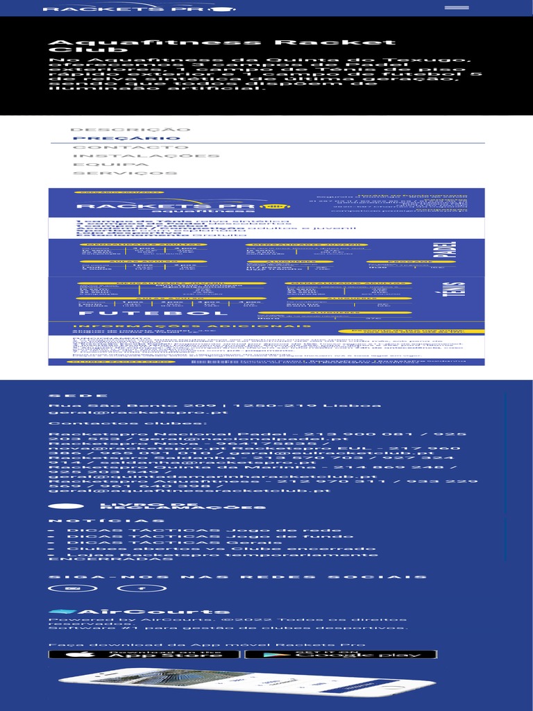 Rackets Pro | PDF