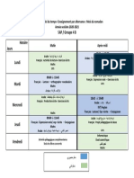 Edt 5ème AP 4 B VF