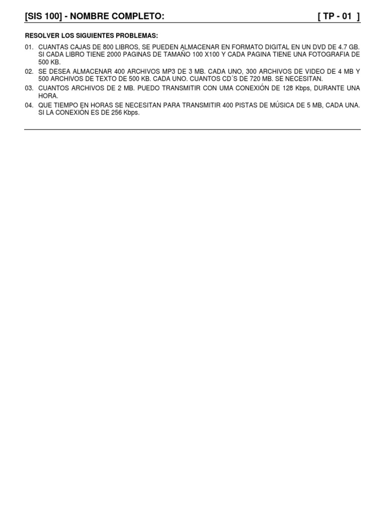 TP 01 | PDF