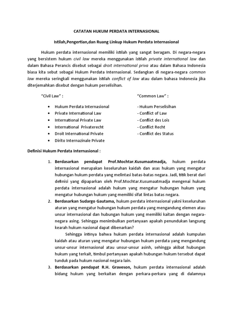 Catatan HPI | PDF