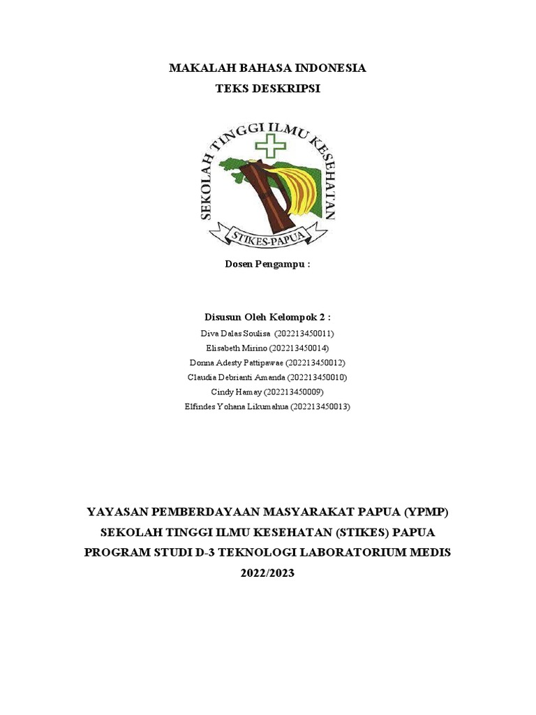 Makalah Bahasa Indonesia Kelompok 2 | PDF | Filsafat | Kajian Bahasa Asing