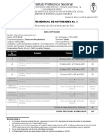 Reporte Mensual de Actividades 3