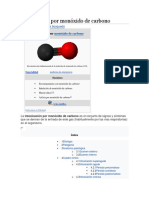 Intoxicación Por Monóxido de Carbono