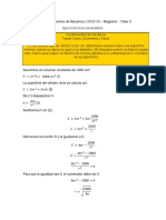 Fundamentos de Mecánica Magistral Taller 3