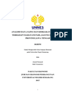 Analisis Daya Saing Dan Kebijakan Pemerintah Terhadap Usahatani Padi, Jagung Dan Kedelai Provinsi Jawa Tengah