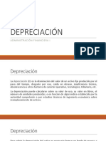 Depreciación