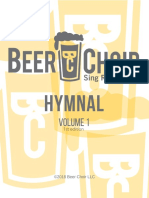 Beer Choir Hymnal Vol.1 Ed.1