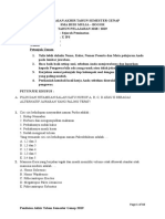 Soal Pats Kelas X Ips Peminatan Semster Genap