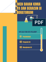 Manajemen Bahan Kimia Berbahaya Dan Beracun Di Laboratorium PDF