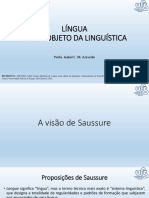 Aula 2. Língua Como Objeto Da Linguística