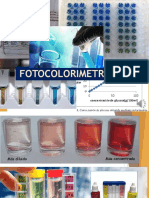 Fotocolorimetría (Primera Parte)