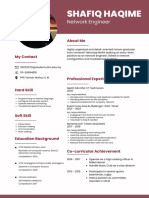 Network Engineer Shafiq Haqime's Resume