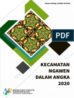 Kecamatan Ngawen Dalam Angka 2020