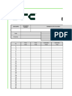 Ficha de Control - Equipos de Servicios Aux