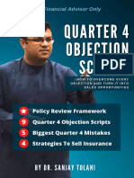 DR Sanjay S Q4 Objection Script - Ebook