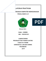 Laporan Praktikum Dasar Pemrograman Visual Basic 6.0