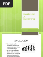 Teorías de La Evolución