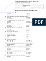 Latihan Soal Fiqih Semester 1tpa Syababul Walidain