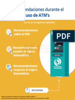 Recomendaciones para usar ATM de forma segura