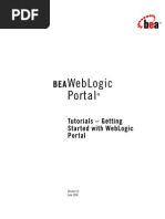 Tutorials - Getting Started With Weblogic Portal